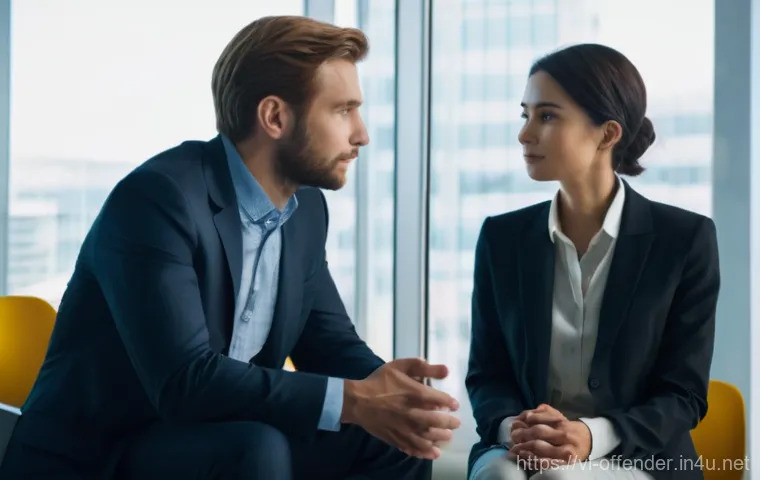 범죄자의 자백을 이끌어내는 심리 기법 - **Prompt 1: Empathetic Connection through Non-Verbal Cues**
"A scene capturing a deep, empatheti...