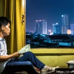Home 23 범죄 심리학과 형법 적용 사례 - A detailed scene illustrating the complexity of crime motives in modern Vietnamese society: a young ...