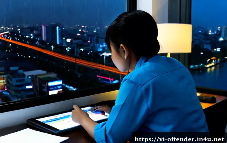 Home 17 범죄자의 동선 분석 기술 - Photorealistic crime-analysis office in Ho Chi Minh City, Vietnamese forensic analyst studying an un...
